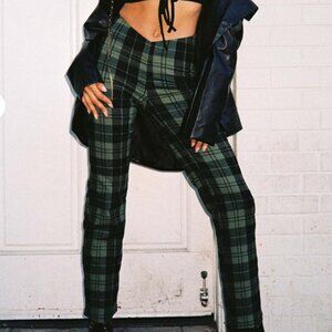 Zara Pant Green Check